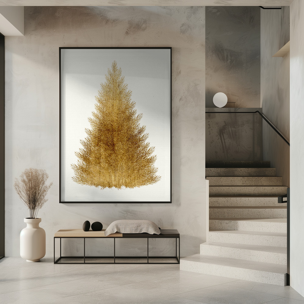 Plakat - A Merry Christmas i indgangen