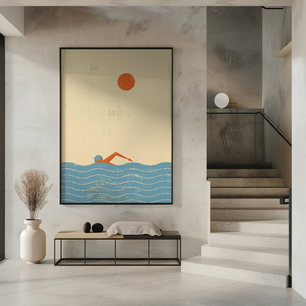 Poster - Swimmer in ingresso