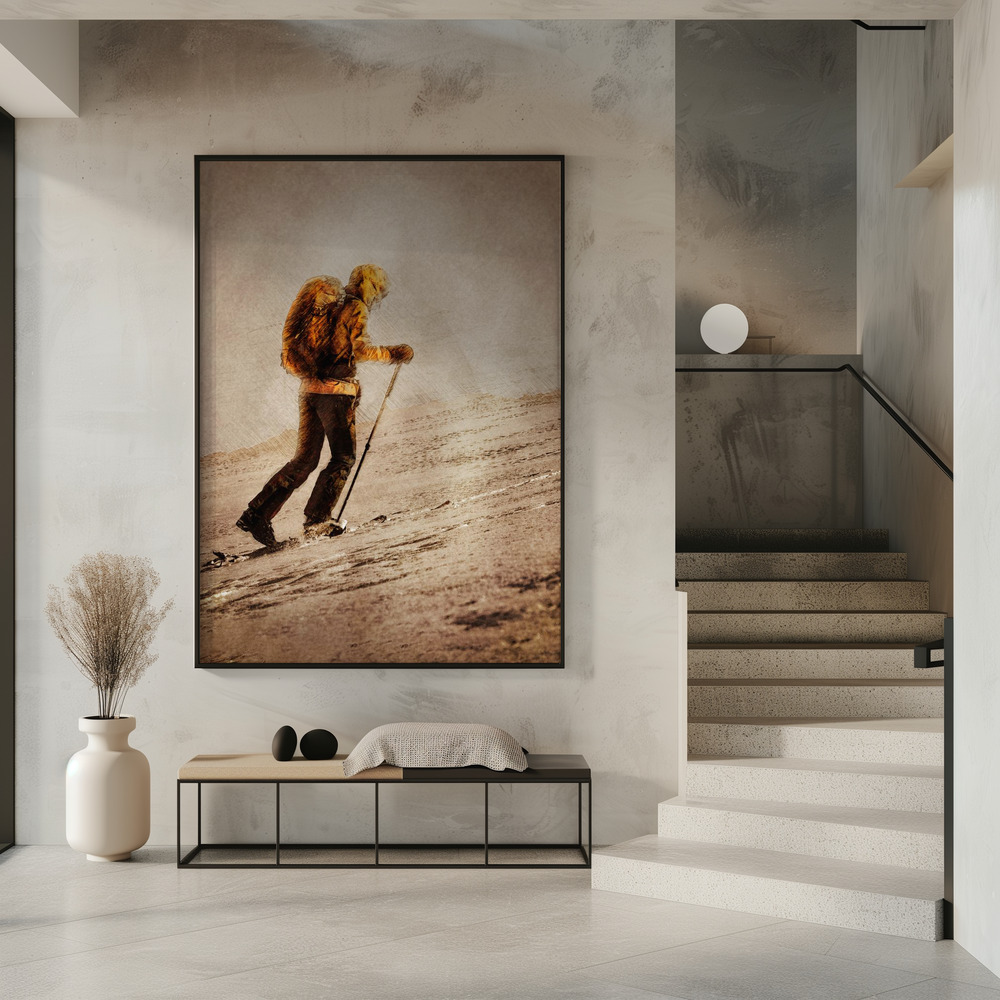 Poster - Mountaineer Sport Art 10 in entrance