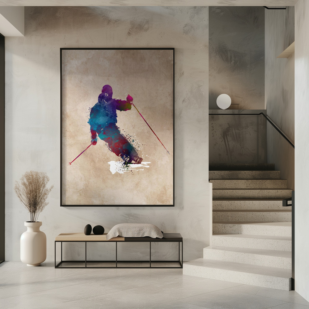 Plakat - Ski Sport Art 1 i indgangen