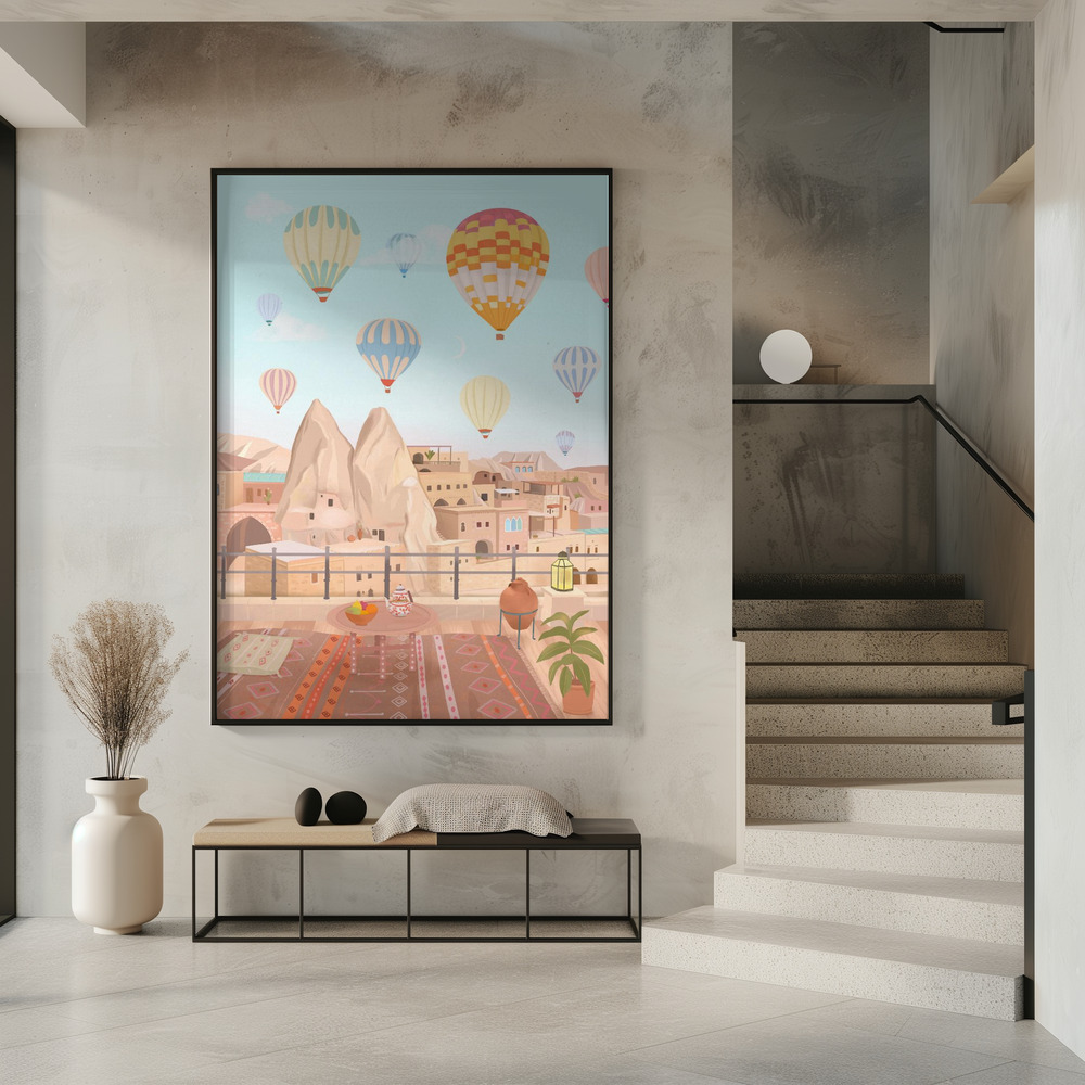 Plakat - Cappadokia i indgangen
