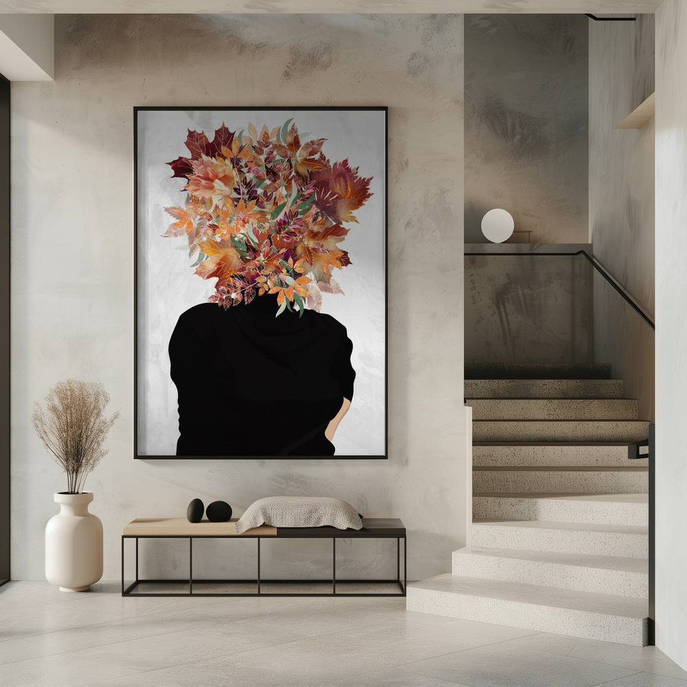 Poster - Autumn Face - Marilyn Monroe in entrance