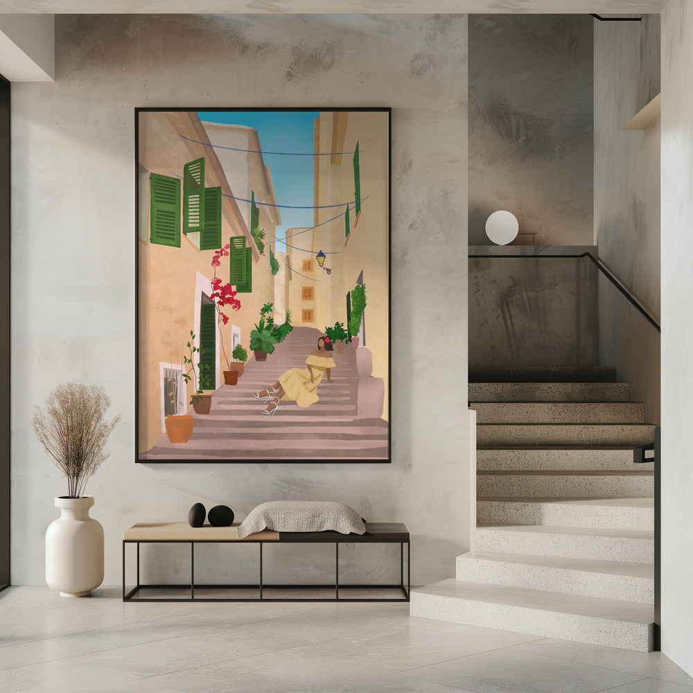 Poster - Mallorca Island in entrance