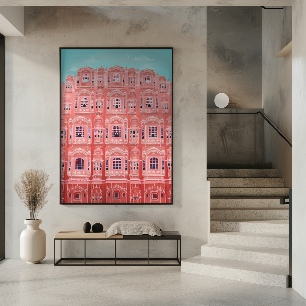 Plakat - Jaipur, India i indgangen