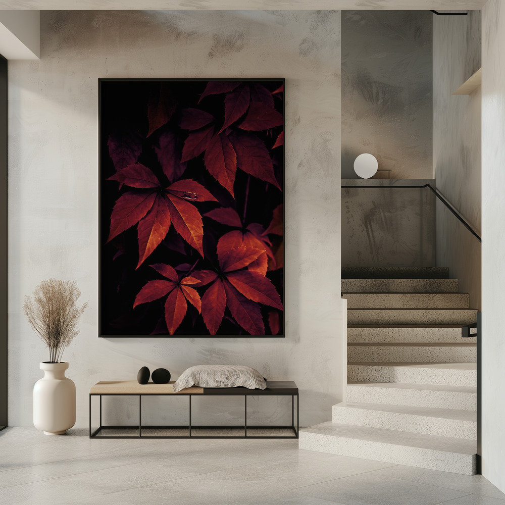 Plakat - Dark Leaves 7X przy wejściu