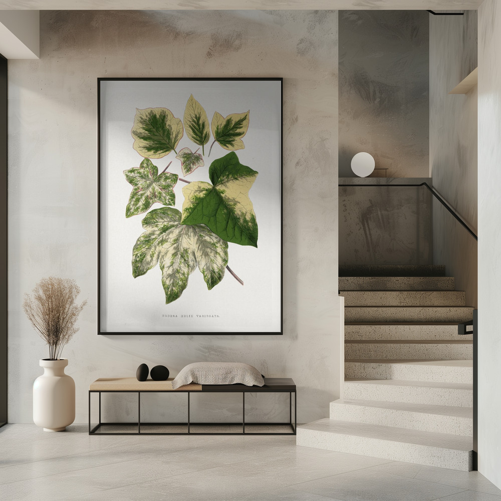 Poster – Green Leaf Illustration i entré