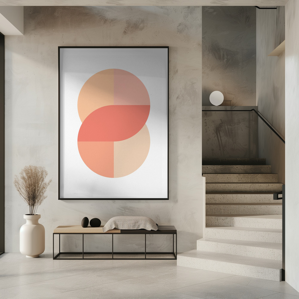 Poster - Peach 41 im Eingang
