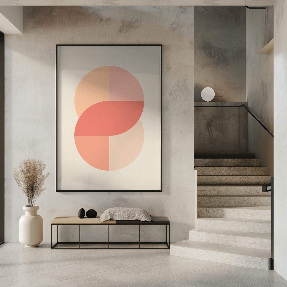 Poster - Peach 42 in entrance