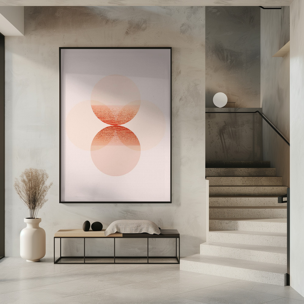 Plakat - Lunar Blush II przy wejściu