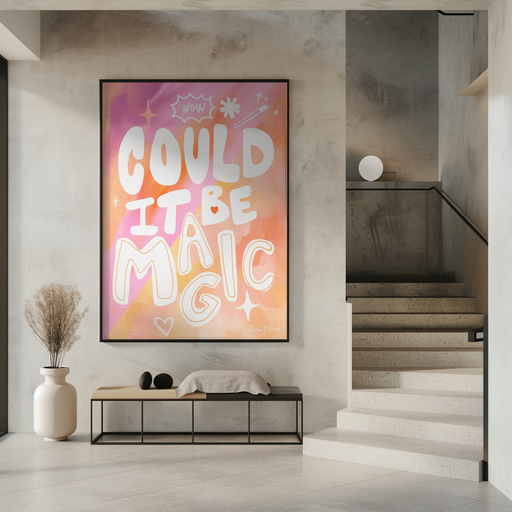 Poster - Could it Be Magic - Peach Pink in ingresso