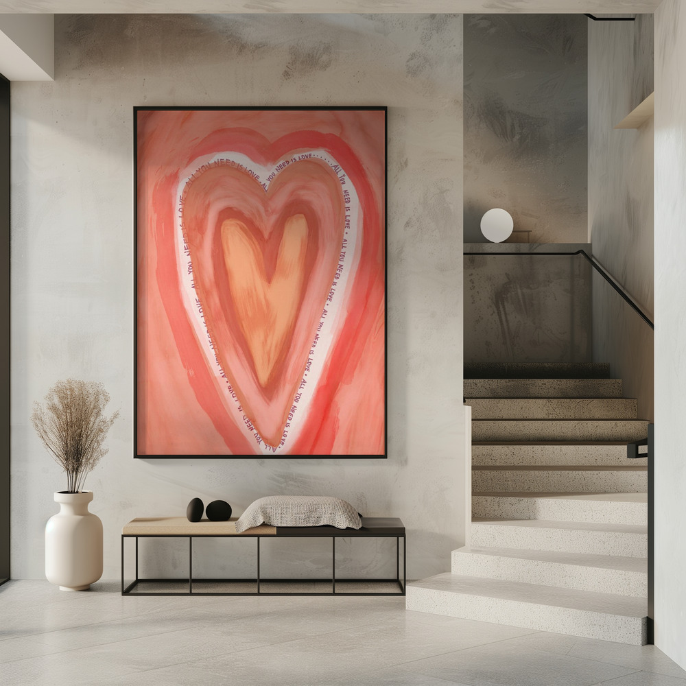 Poster - All You Need Is Love in entrance
