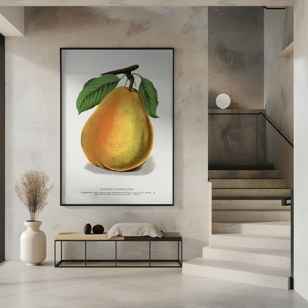 Affiche - Duchess D'angouleme Pear Lithograph dans l'entrée