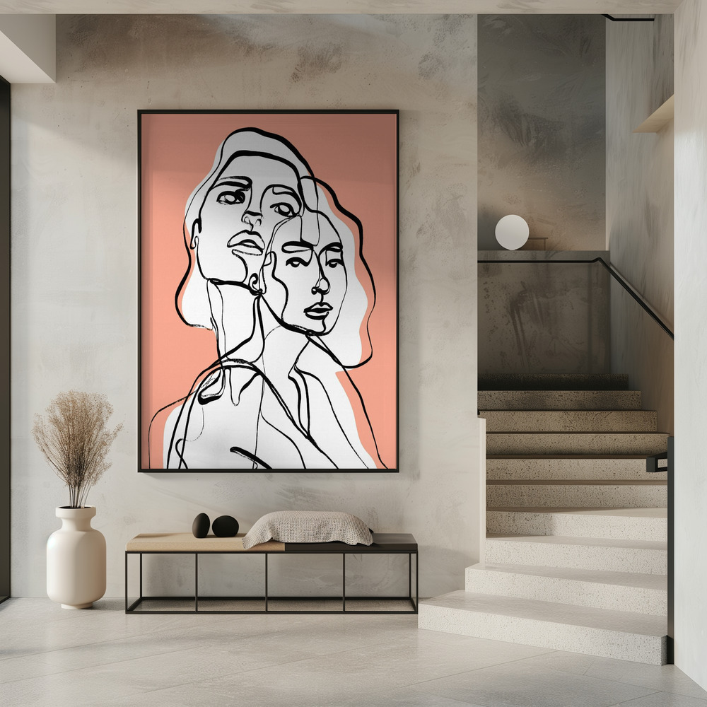 Poster - Imaginations (Peach) in entrance