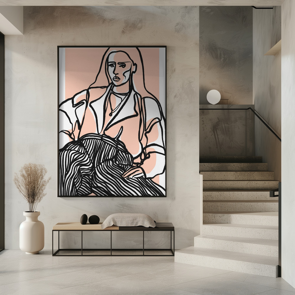 Poster - Do You Remember (Peach) in entrance