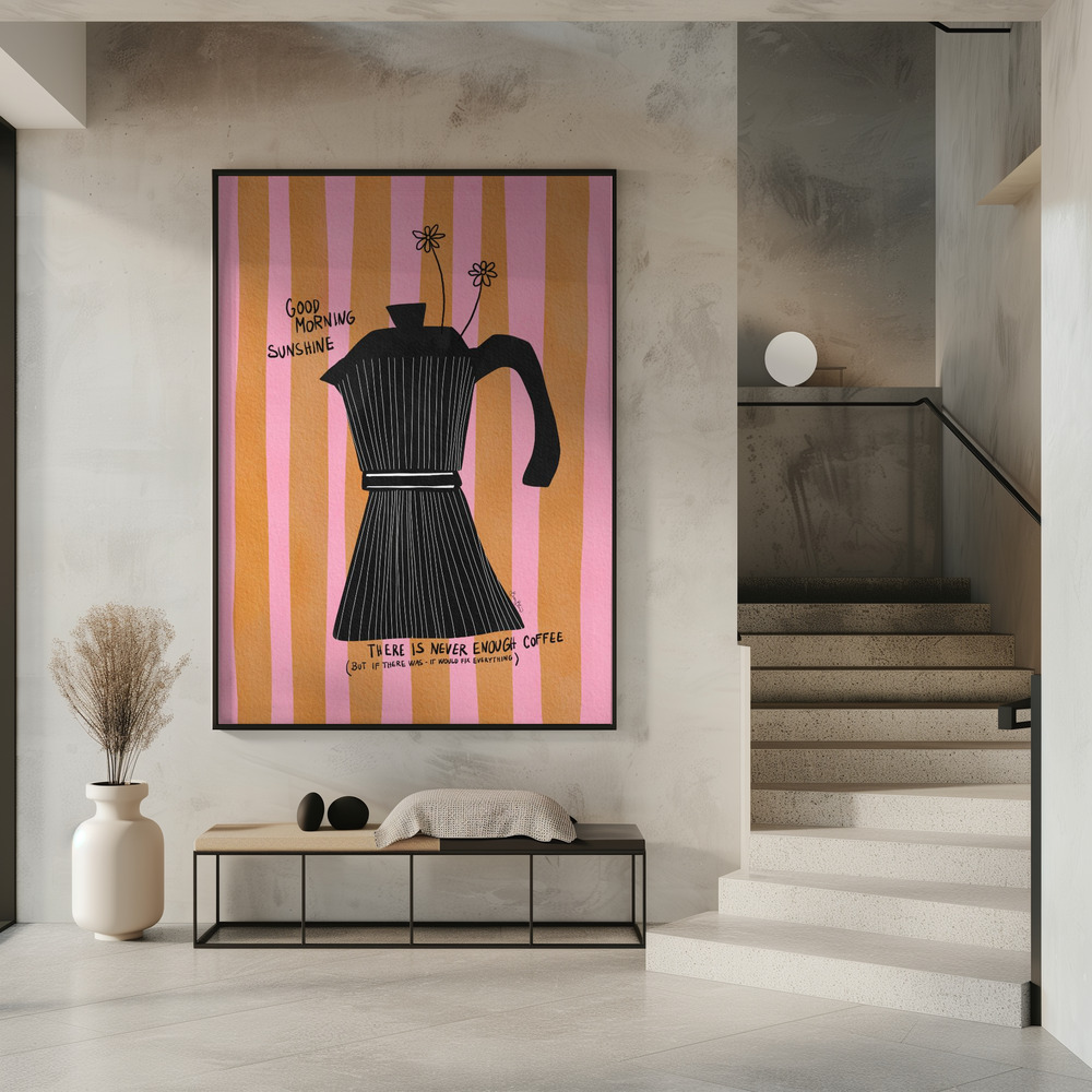 Plakat - Mocca Coffee Sunshine i indgangen