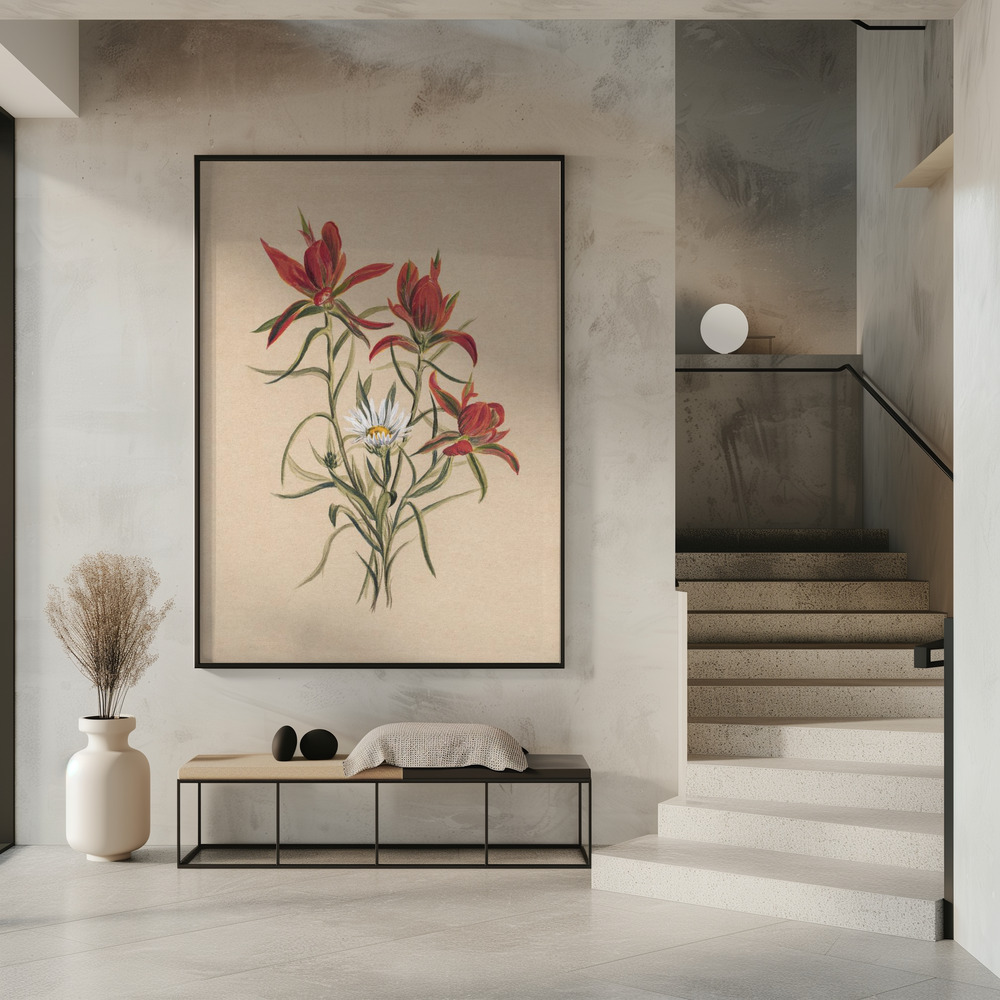 Plakat - Indian Paintbrush (1883) i indgangen