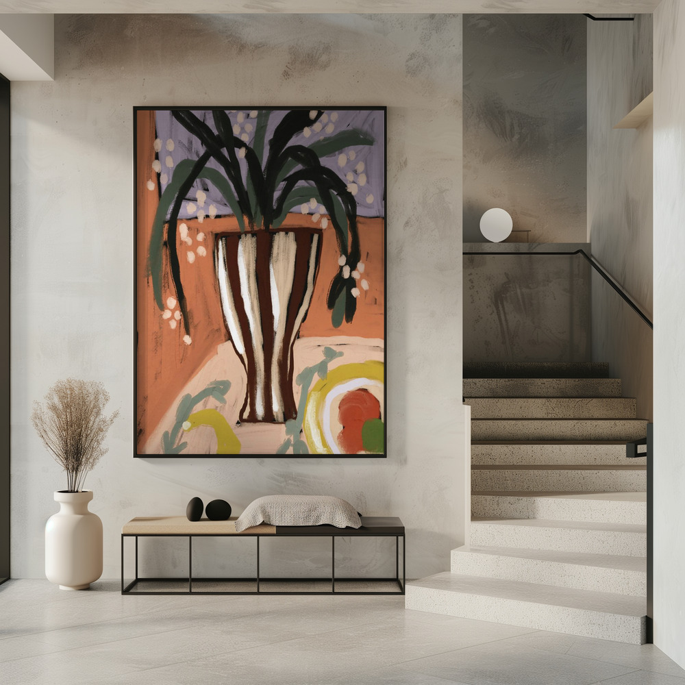 Affiche - Floral still life no 3 dans l'entrée