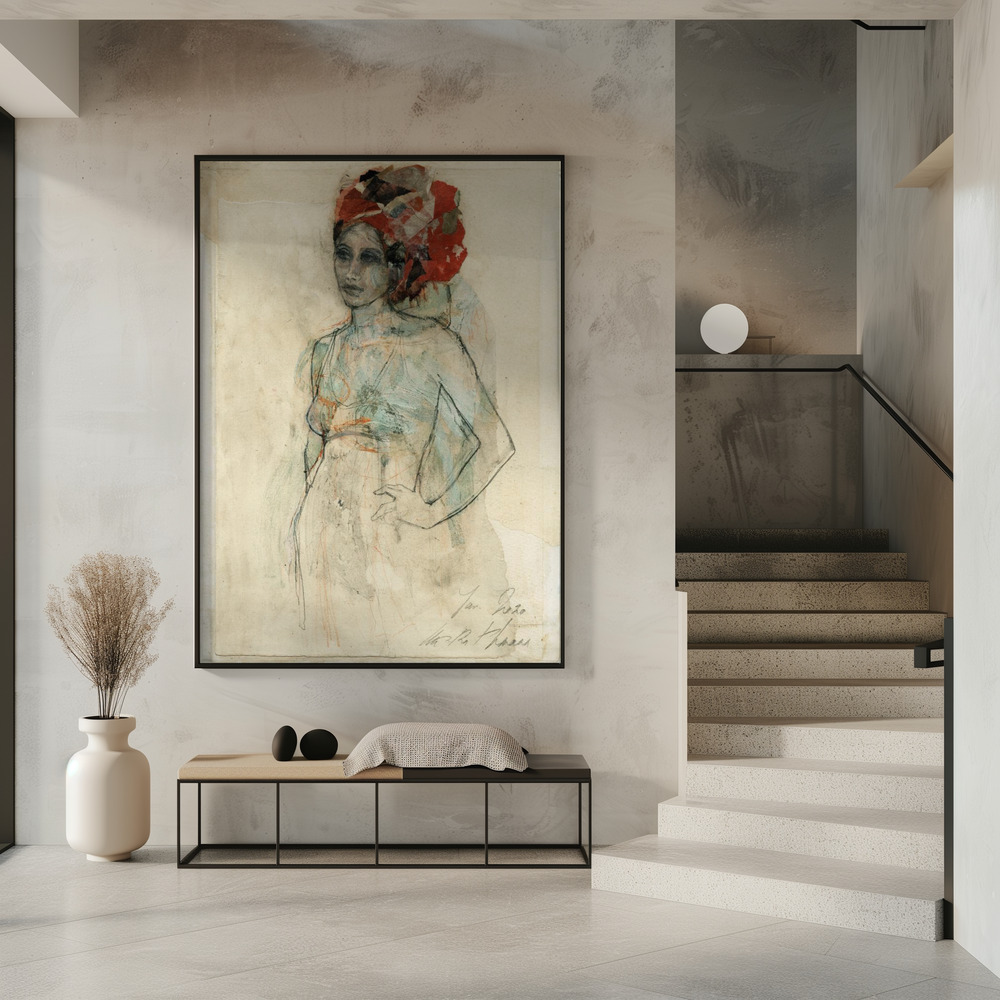 Juliste - Hommage à Ingres XVI sisäänkäynnillä