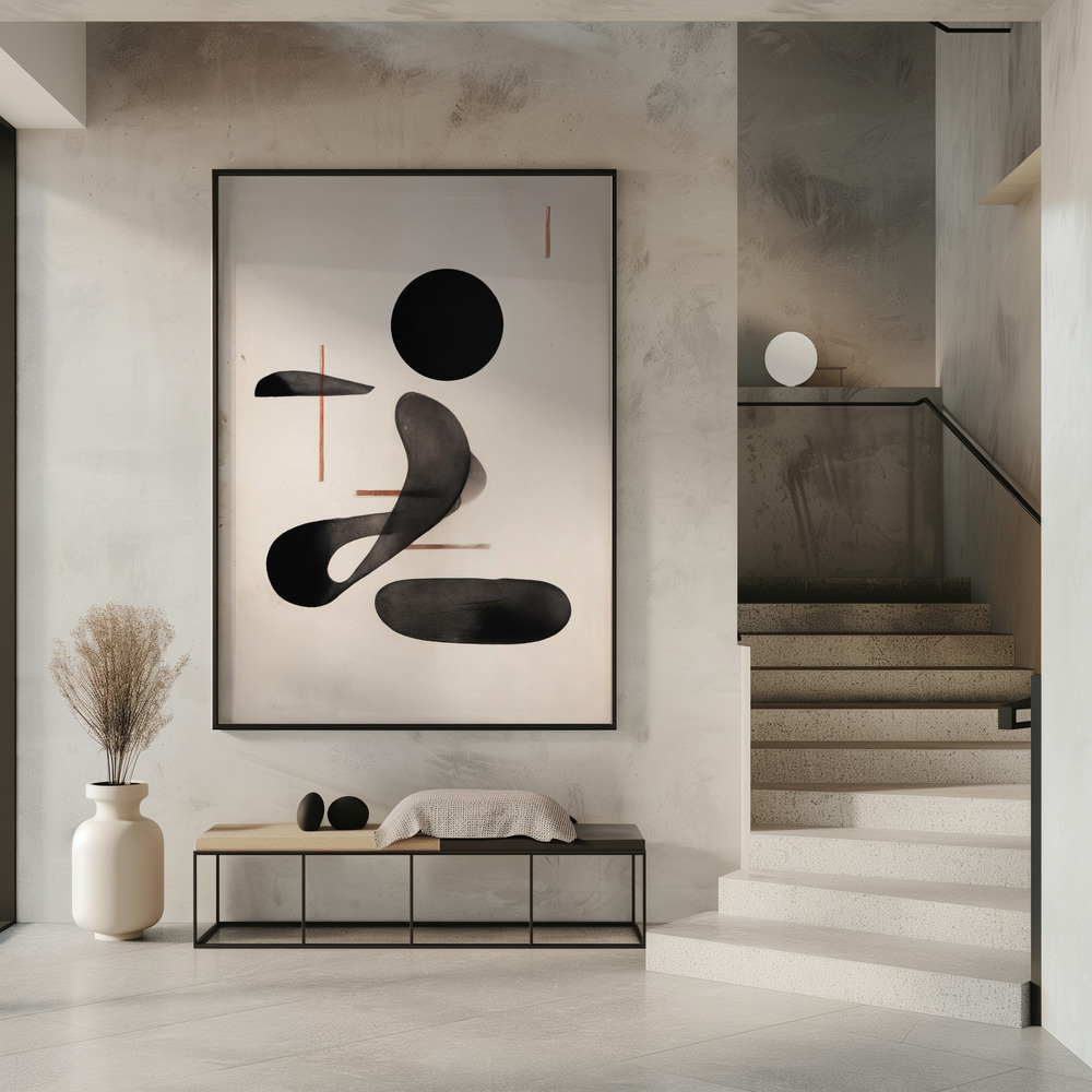 Juliste - Japandi Modern Objects sisäänkäynnillä