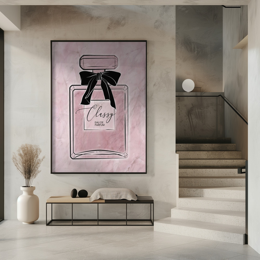 Poster - Pink Classy Perfume in entree
