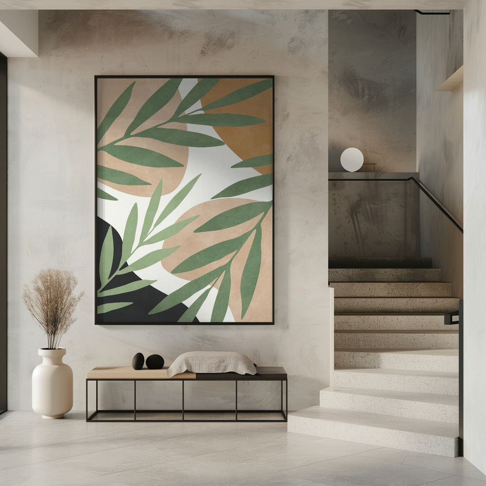 Poster - Floral and tropical 5 in entrance