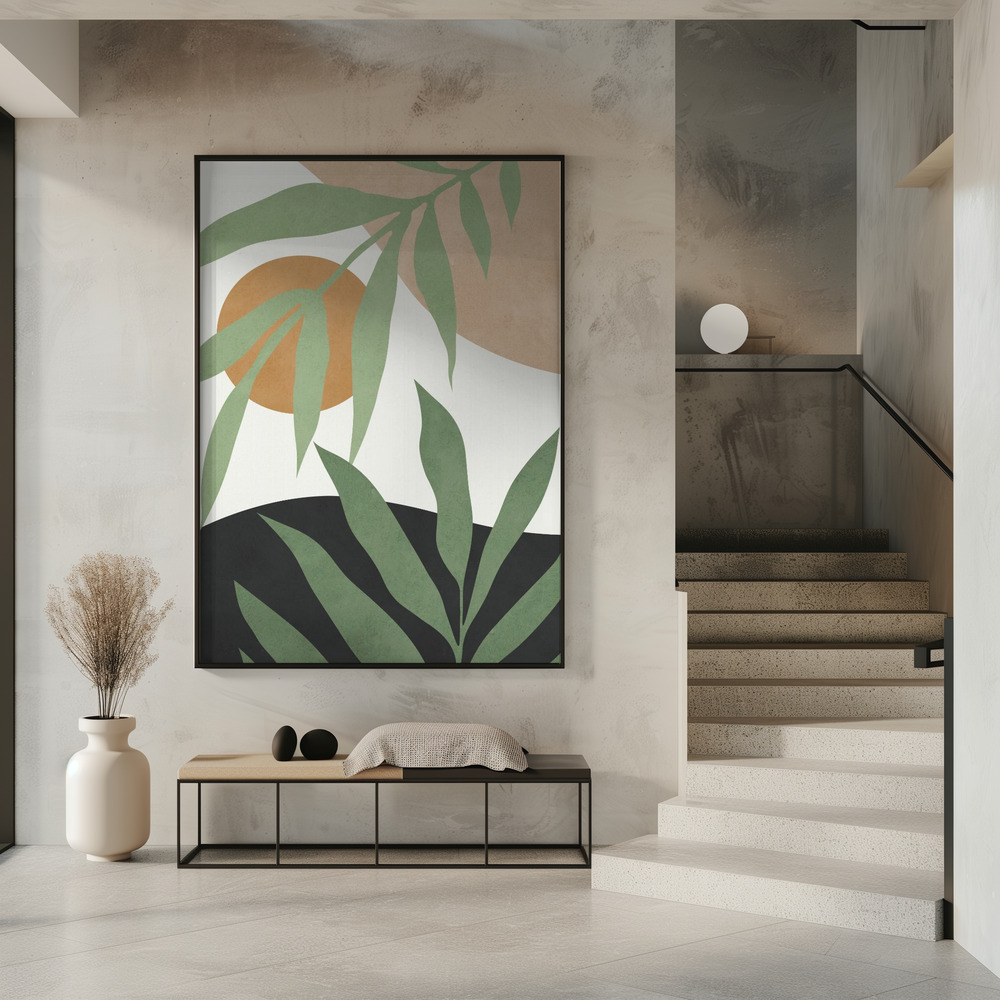 Poster - Floral and tropical 4 in entrance