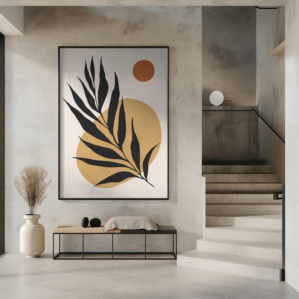 Poster - Watercolor Floral 8 in entrance