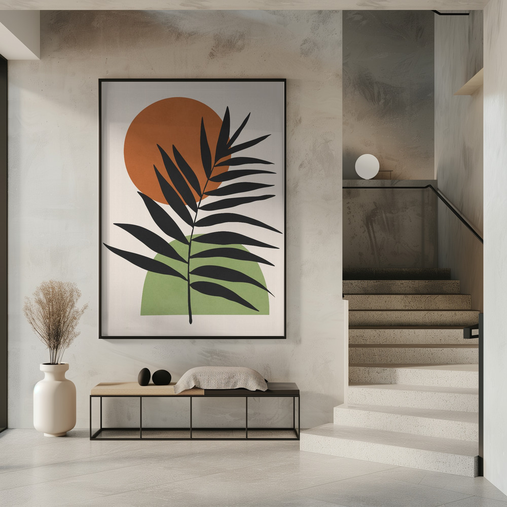 Poster - Watercolor Floral 6 in entrance