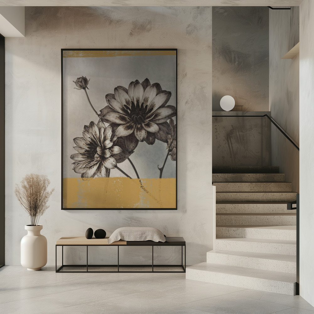 Poster - Vintage Flowers No.6 in entrance