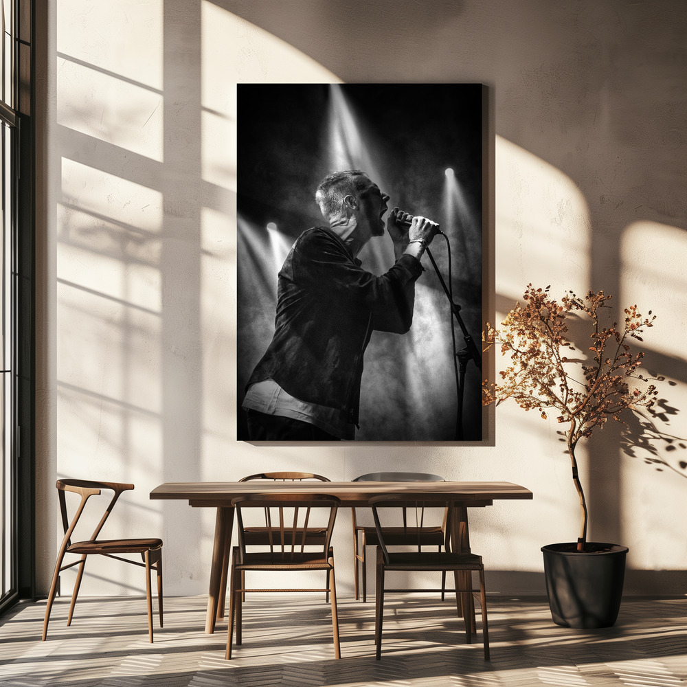 Canvas print - Shout in the light over dining table