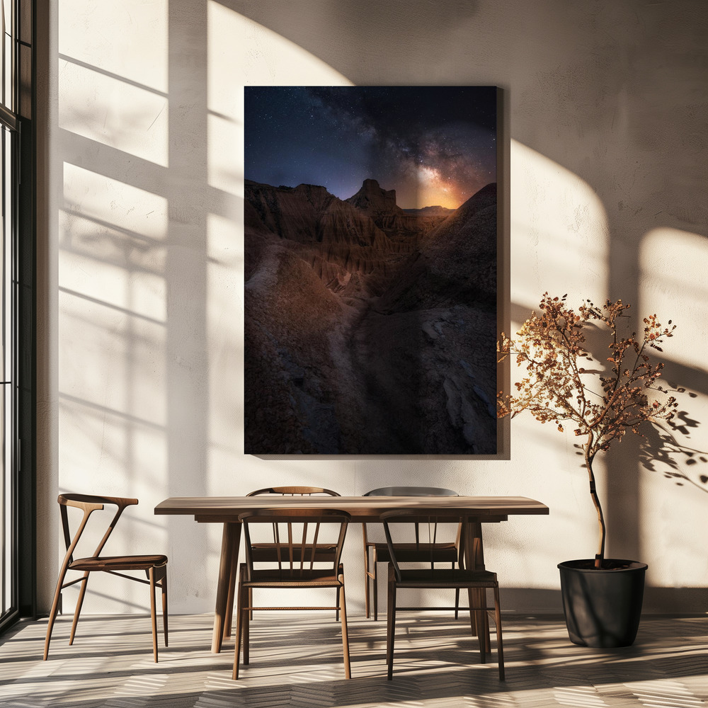 Canvas print - The way over dining table