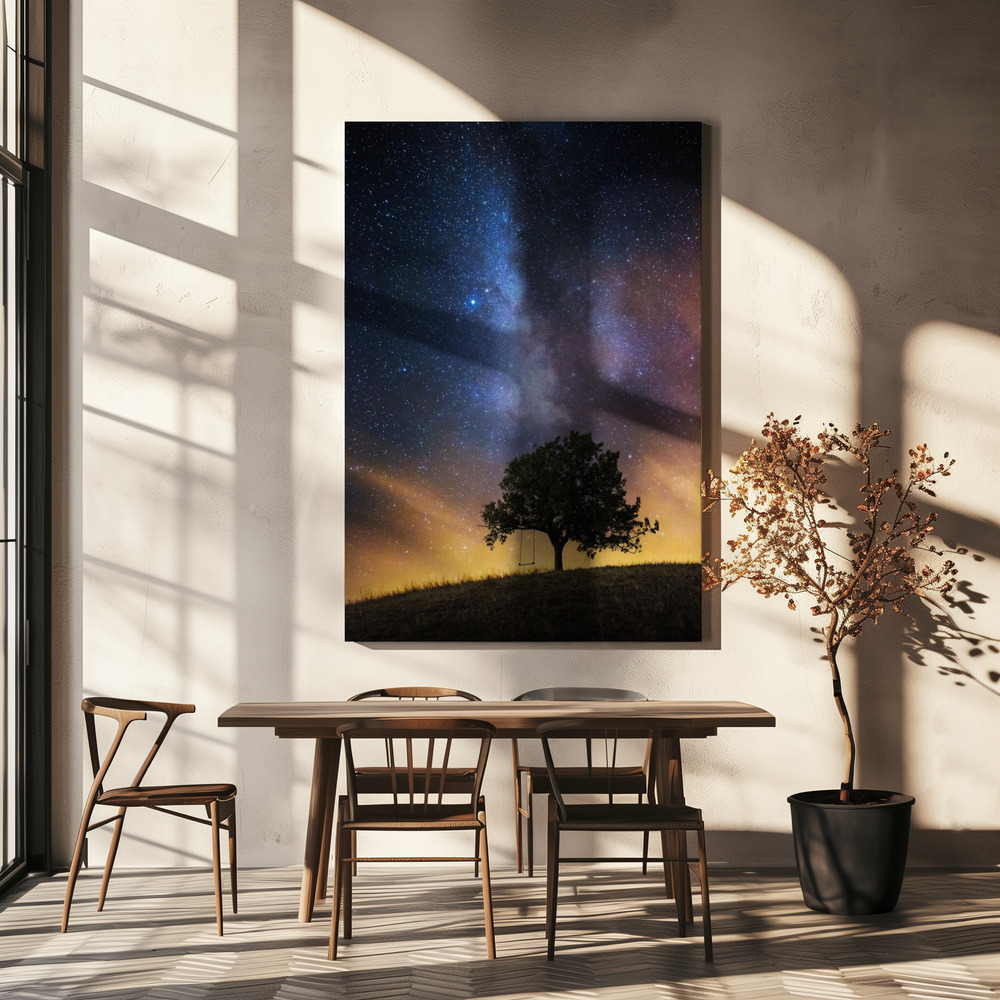 Canvas print - The dreamer's seat over dining table