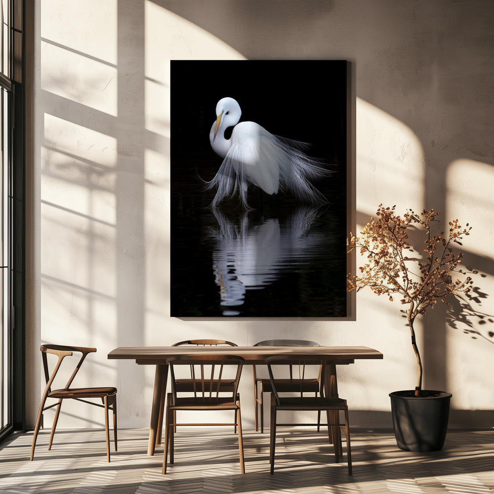 Canvas print - Watching over dining table