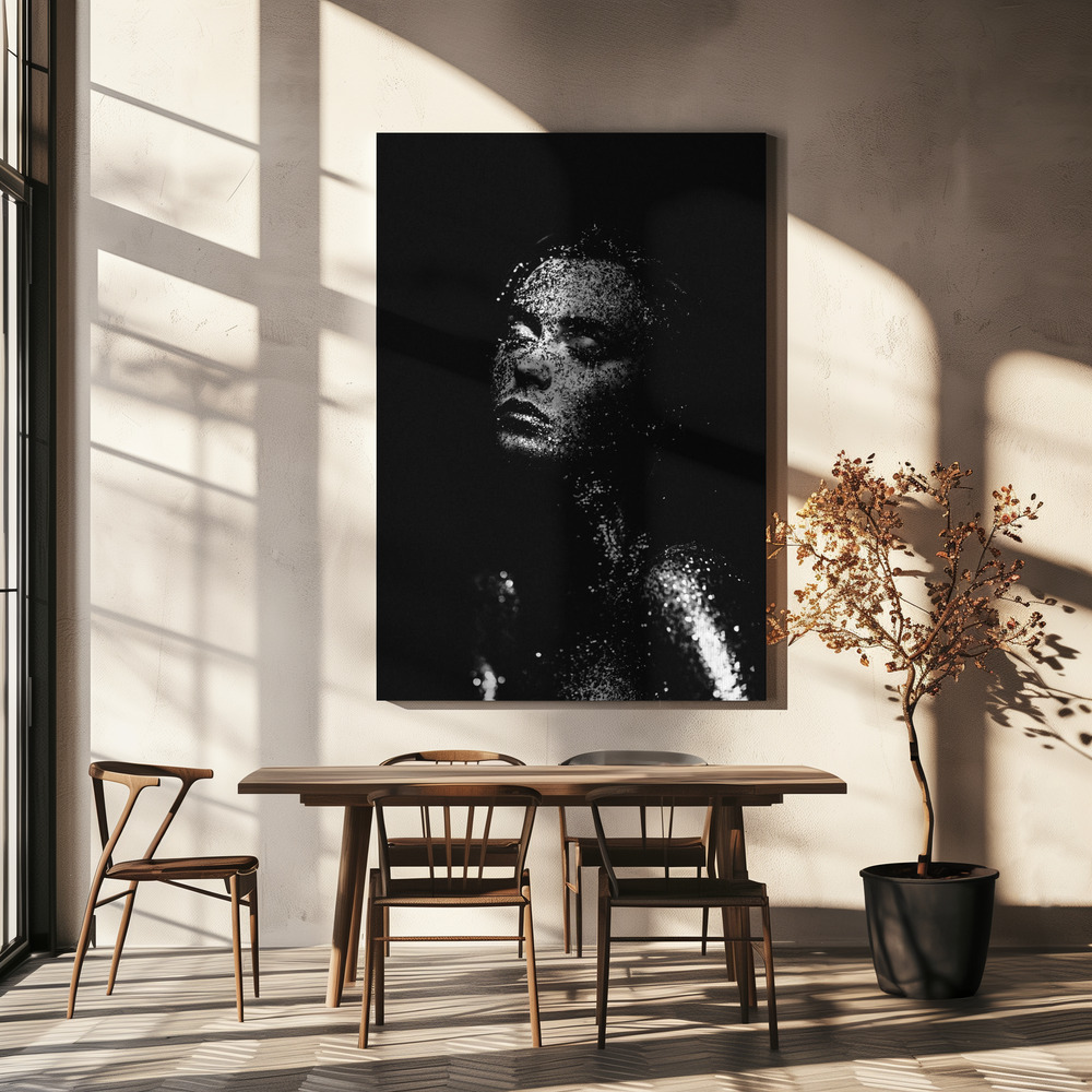 Canvas print - Untitled over dining table