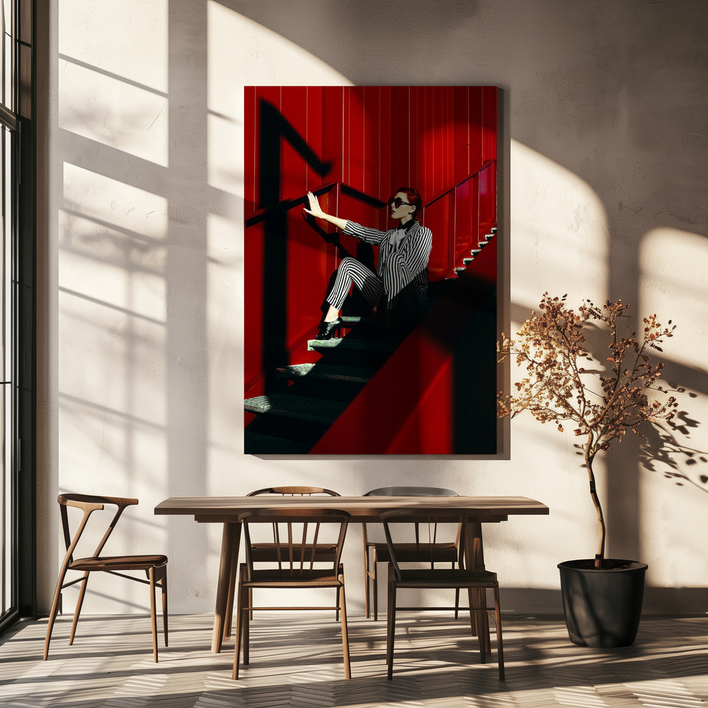 Canvas print - Fashion Geometry over dining table