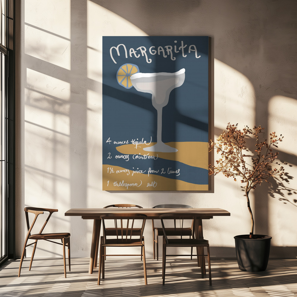 Canvas print - Margarita over dining table