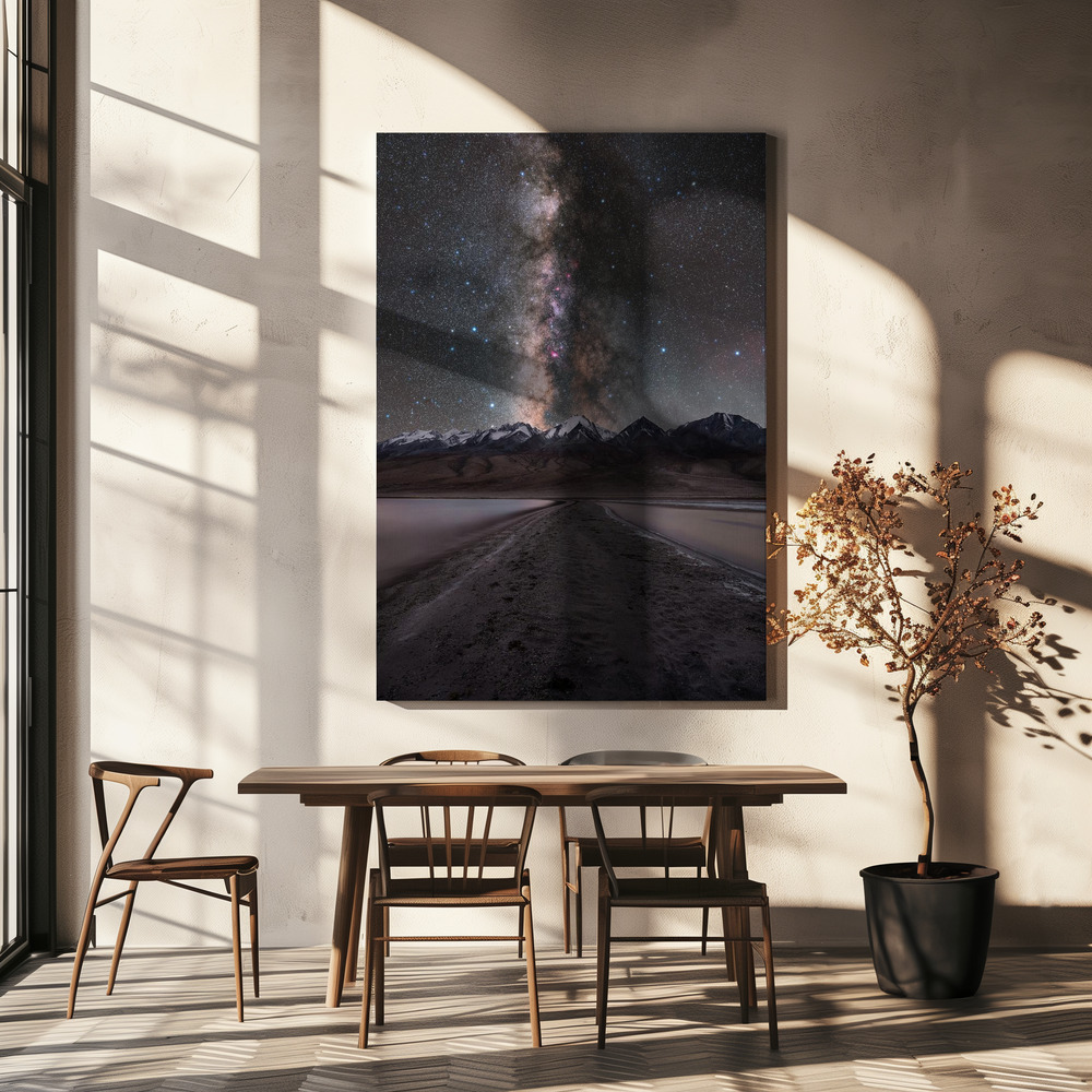 Canvas print - Oh Merak! over dining table