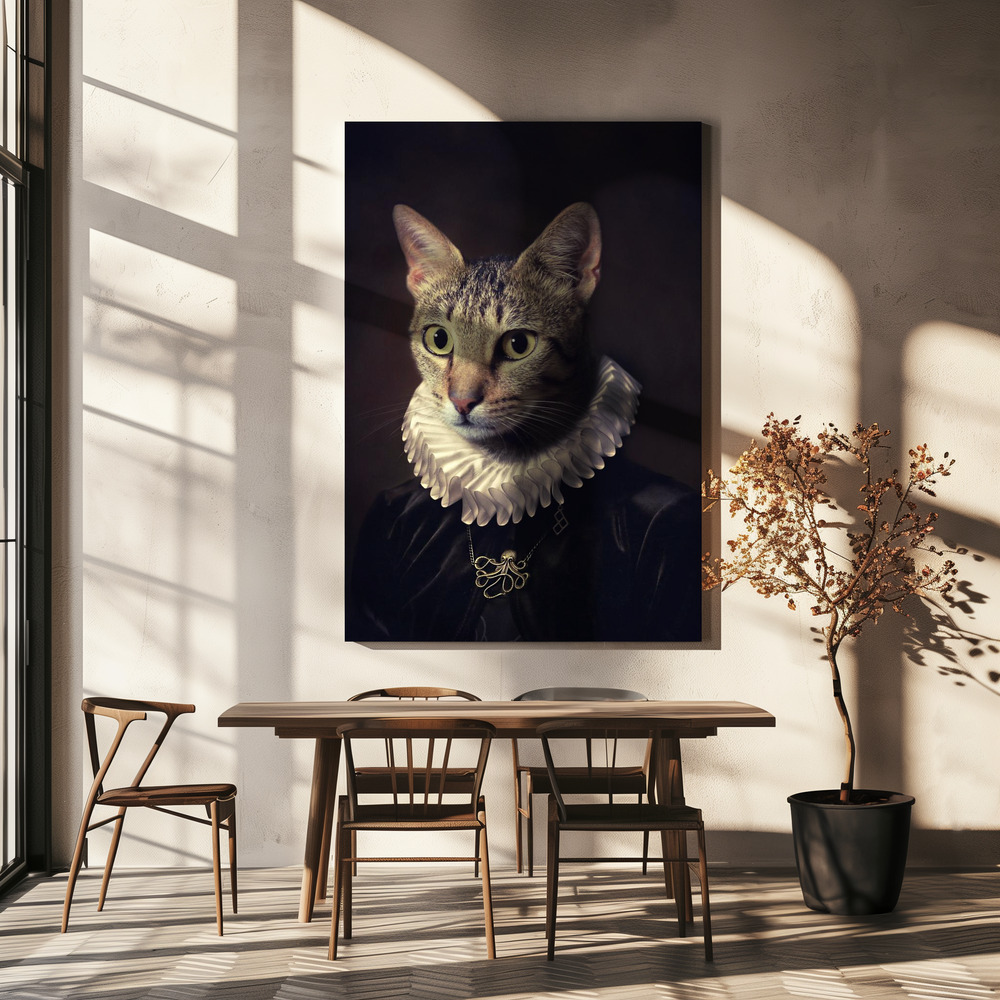 Canvas print - Sir Kiko over dining table