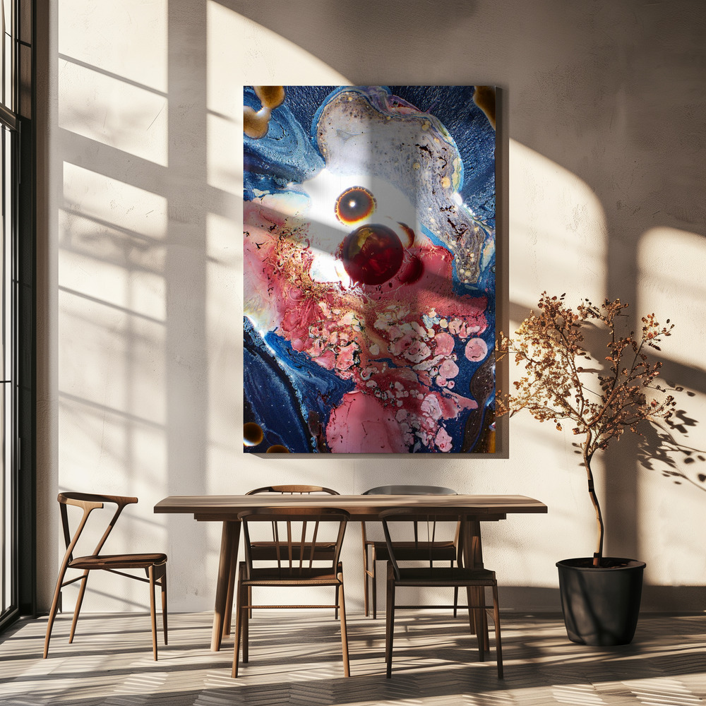 Canvas print - Microcosm over dining table