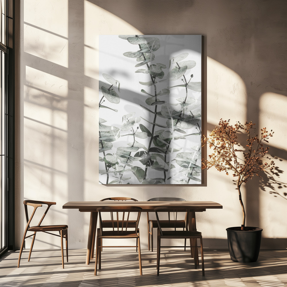 Canvas print - Eucalyptus 1 over dining table