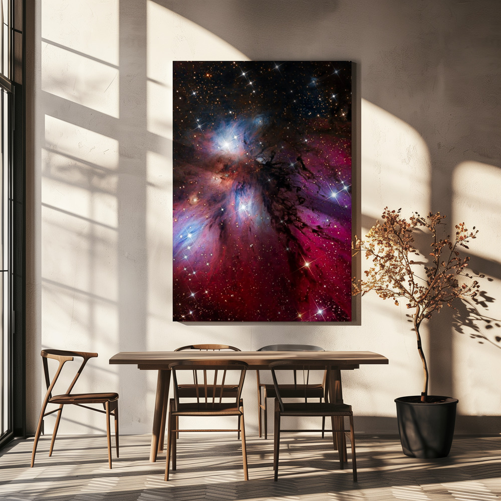 Obraz na płótnie - The Angel Nebula nad stołem jadalnym