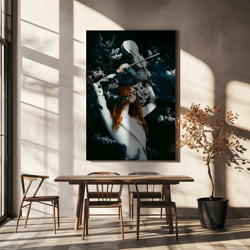 Canvas print - Endless Melody over dining table