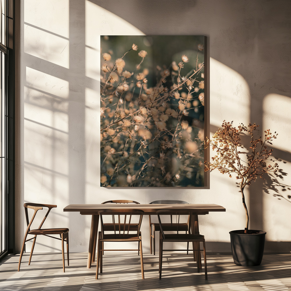 Canvas print - Beach flowers_003 over dining table
