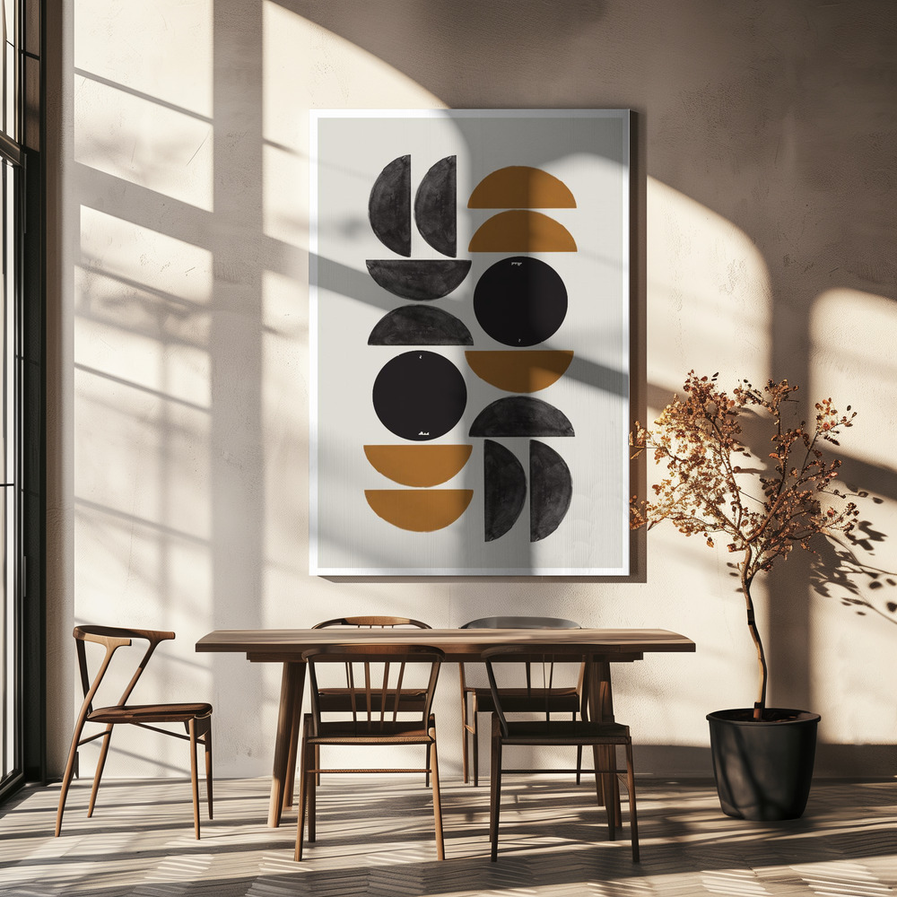 Canvas print - Retro Composition over dining table