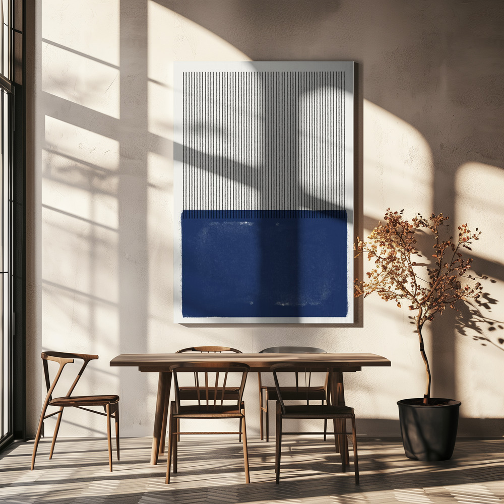 Lienzo - Modern Texture sobre la mesa del comedor