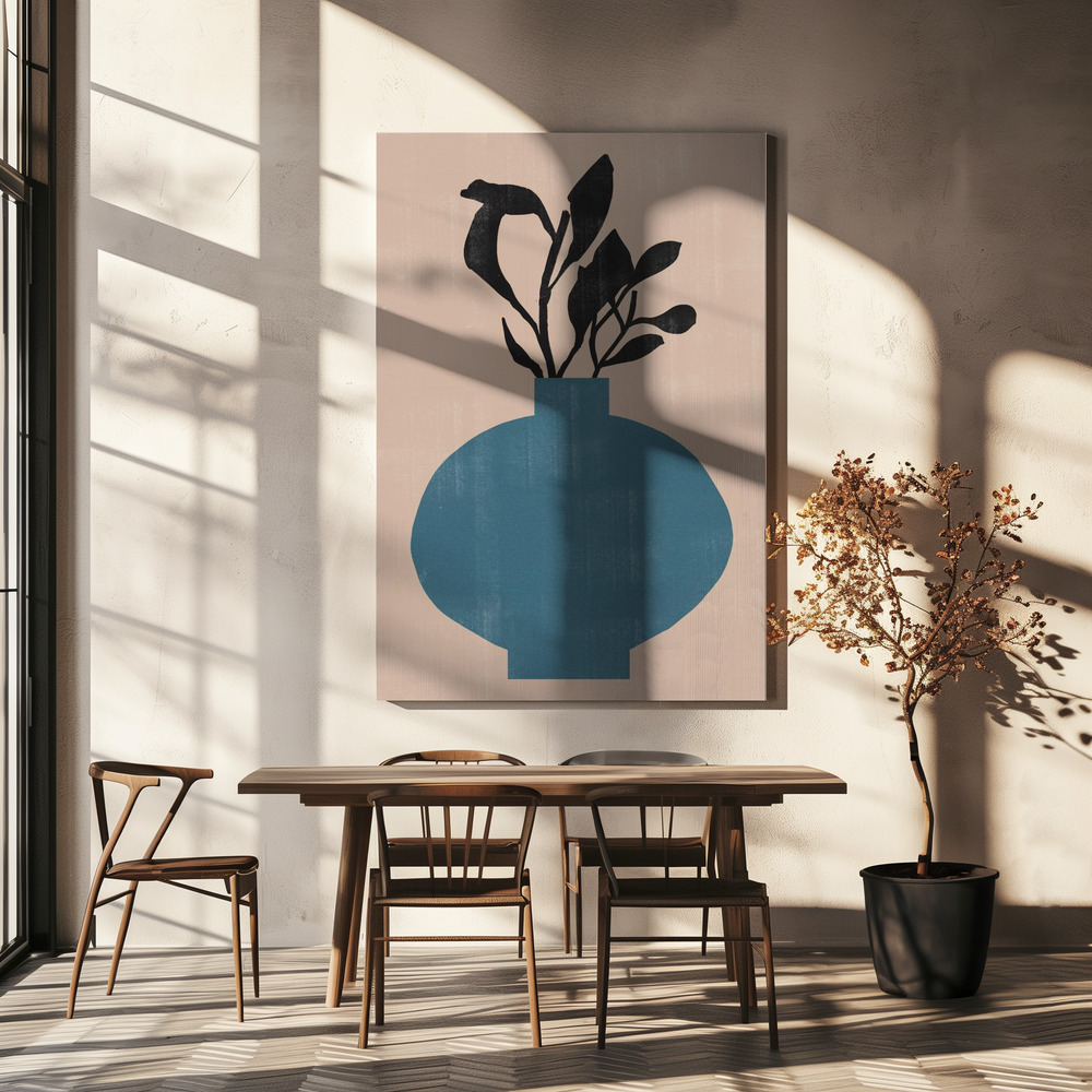 Canvas print - Vase No8. over dining table