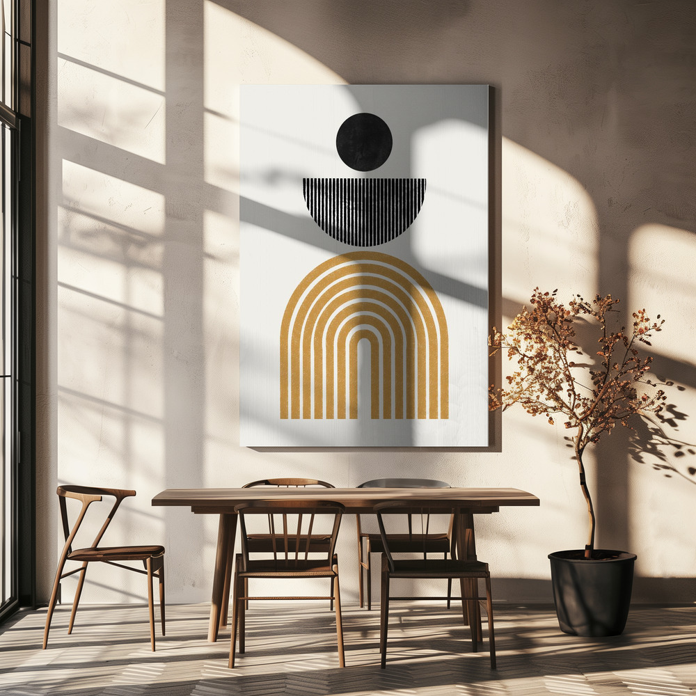 Canvas print - Midcentury Composition over dining table