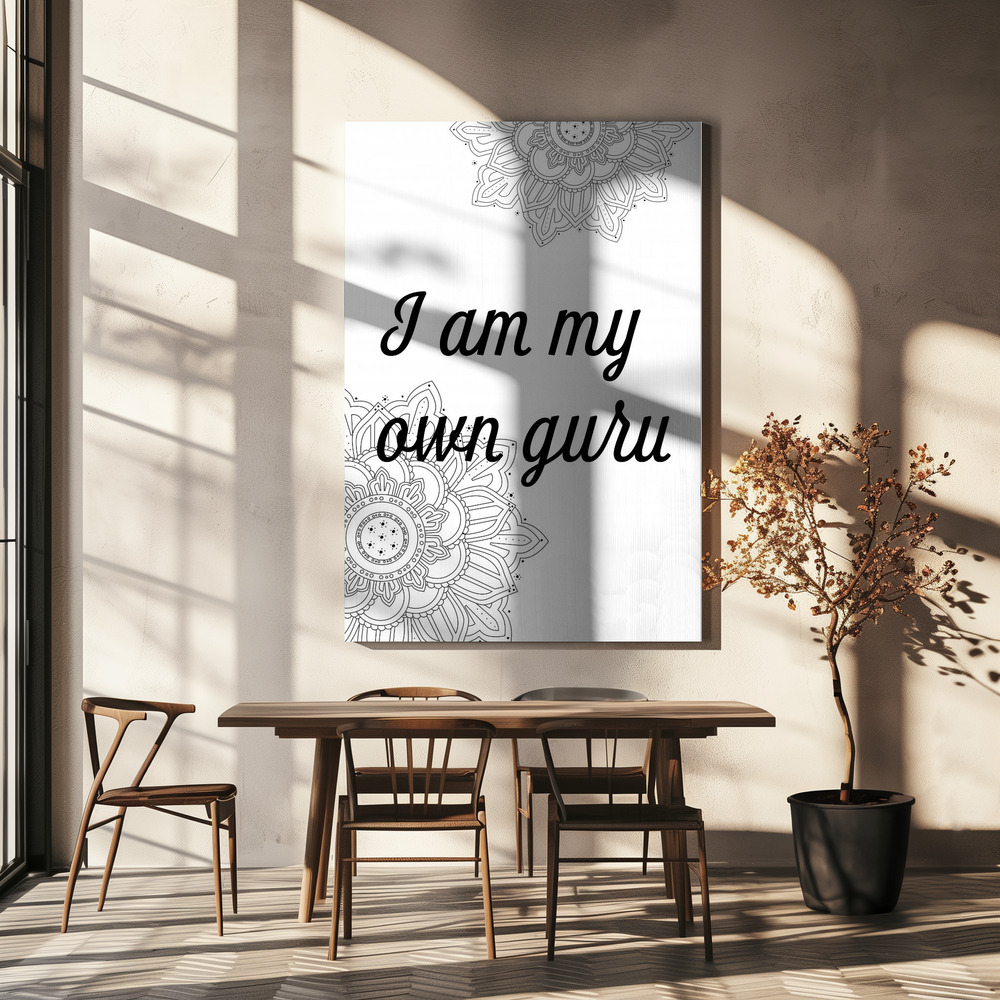 Canvas print - Guru over dining table