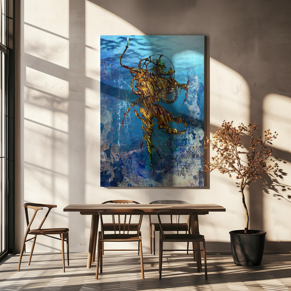 Canvas print - Deep 2 over dining table