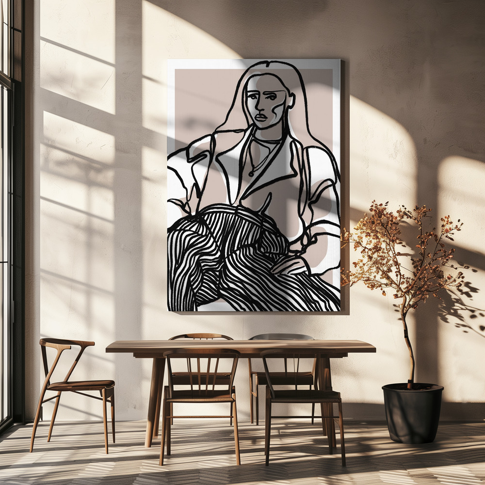 Canvas print - Do You Remember over dining table